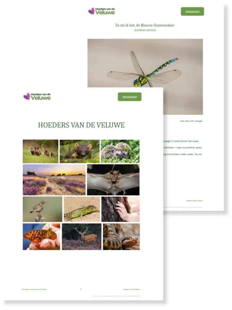 Hoeders van de Veluwe zienswijzen bundel